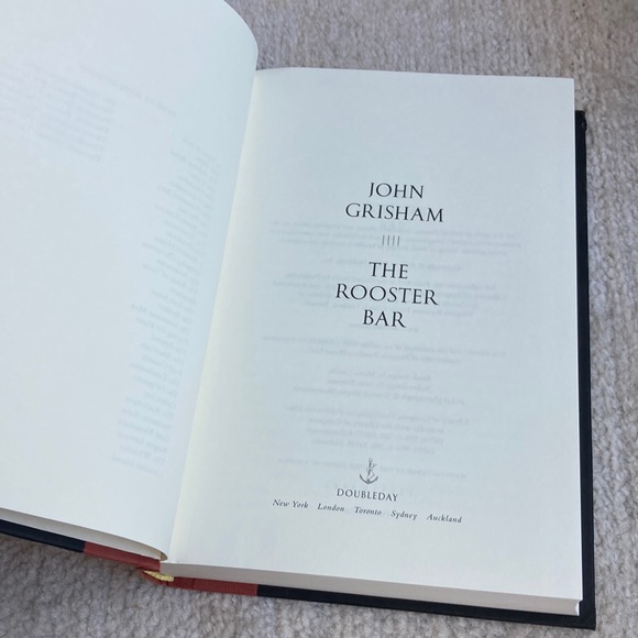 Excellent condition. The Rooster Bar by John Grisham. Hardback book. - Picture 3 of 7